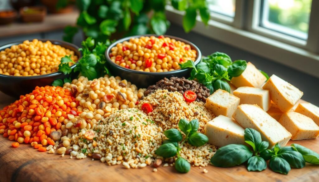Vegetarian protein alternatives Vegetarische Protein-Alternativen