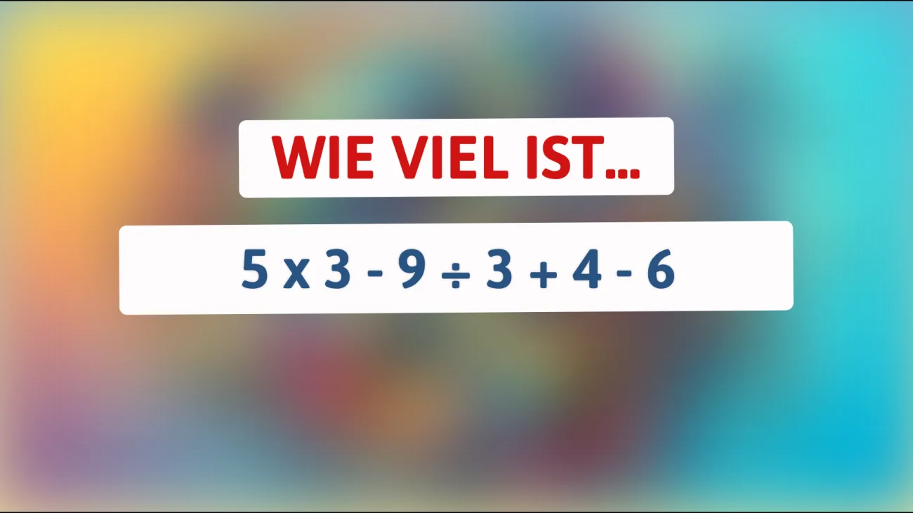 Nur die klügsten Köpfe können diese Mathe-Herausforderung lösen – kannst du es schaffen?"